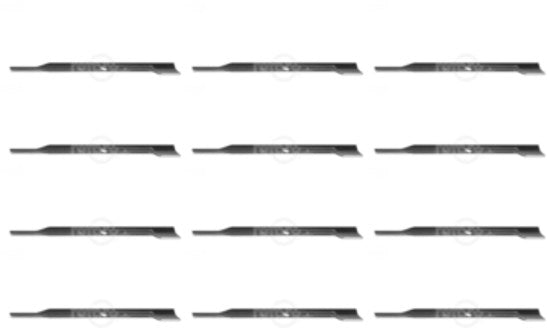 12 Pack Blade Fits Snapper 28" X 1-11/6" No Air Lift Holes
