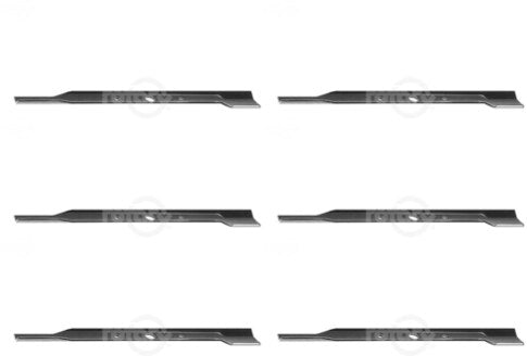6 Pack Blade Fits Snapper 33" X 1-11/16" No Air Lift Holes