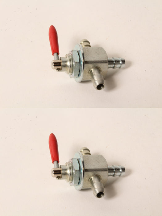 2 PK Two-Way Fuel Cut-Off Valve For Exmark 1-633347 Hustler 745059 Scag 482212