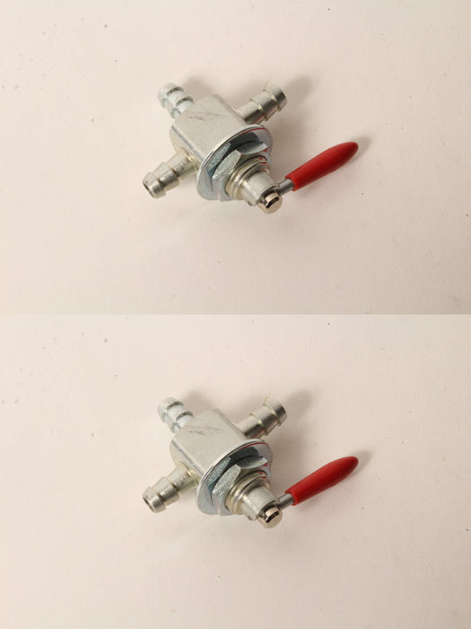 2 PK Two-Way Fuel Cut-Off Valve For Exmark 1-633347 Hustler 745059 Scag 482212