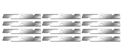 12 Pack Notched High-Lift Lawn Mower Blades Fits Toro 109-6873-03