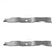 2 Pack Rotary 11555 Mower Blade Fits Murray 495104 95104E701 38" 3-In-1