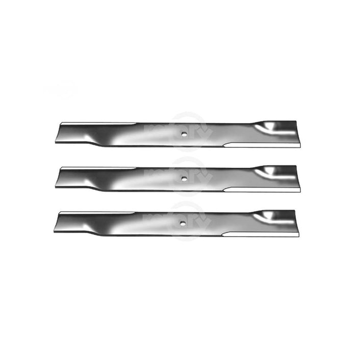 3 Pack High-Lift Lawn Mower Blades Fits Hustler 603995 783753 795526