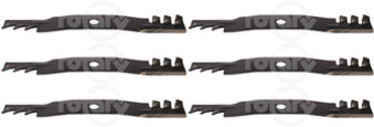 6 Pack Mulching Blade Fits Kubota K5647-34330 K5647-34340 76539-34330 60"