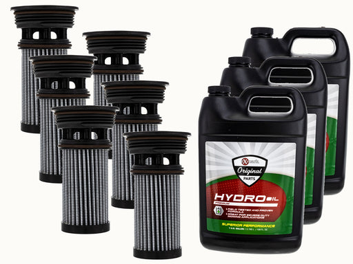 Exmark 116-1218 Hyraulic Oil 1 Gallon (3) & (6) 116-0164 Hydro Filter Kit OEM