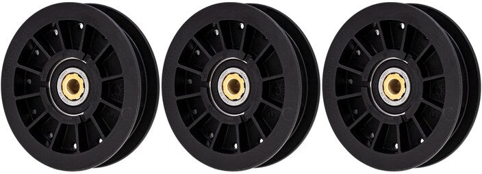 thumbnail image 2 of 2-Pack 116-2456 Flat Idler Pulley For Toro Riding Mowers - Fits Z Master, Titan, Exmark, Pioneer, Quest & More 2 of 13