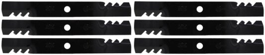 6 PK Genuine Exmark 116-8181-S Extreme Blade Lazer Z Pioneer DS E S X 60" OEM