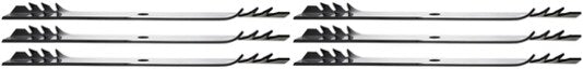 6 PK Genuine Exmark 116-8503-S Extreme Blade Lazer Z D Diesel E S X OEM