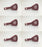 6 PK Genuine Toro 117-7728 Ignition Key Power Max 724 726 826 SnowMax 724 824