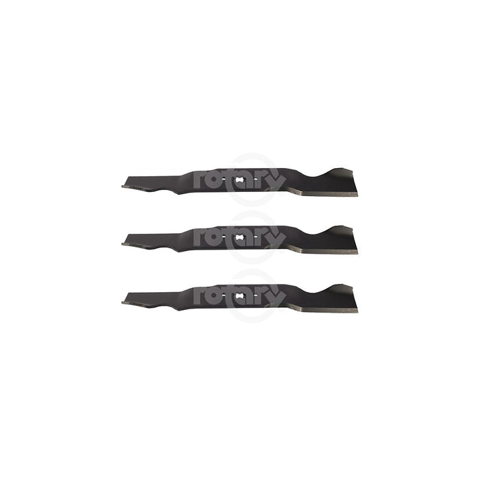 3 Pack Lawn Mower Blades Fits MTD 742-0677A 742-0677B 942-0677A 942-0677B