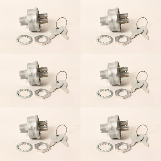 6 PK Ignition Switch Fits Exmark 109-4736 103-0206 Toro 88-9830 104-2451