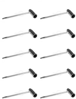 10 PK Rotary 11852 T-Wrench 3/4" x 13mm-1/2" W 3-3/16" Long Barrel