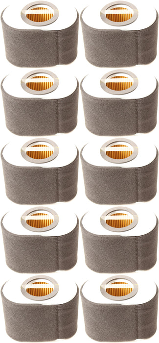 10 PK Air & Pre Filter Combo Fits B&S 797032 19H200 & 19L200 Series