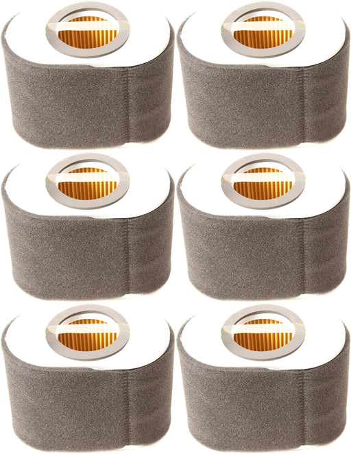 6 PK Air & Pre Filter Combo Fits B&S 797032 19H200 & 19L200 Series