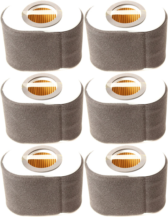 6 PK Air & Pre Filter Combo Fits B&S 797032 19H200 & 19L200 Series