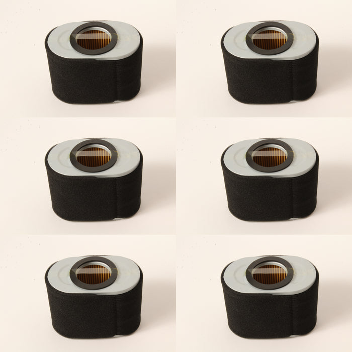 6 PK Air & Pre Filter Combo Fits B&S 797032 19H200 & 19L200 Series