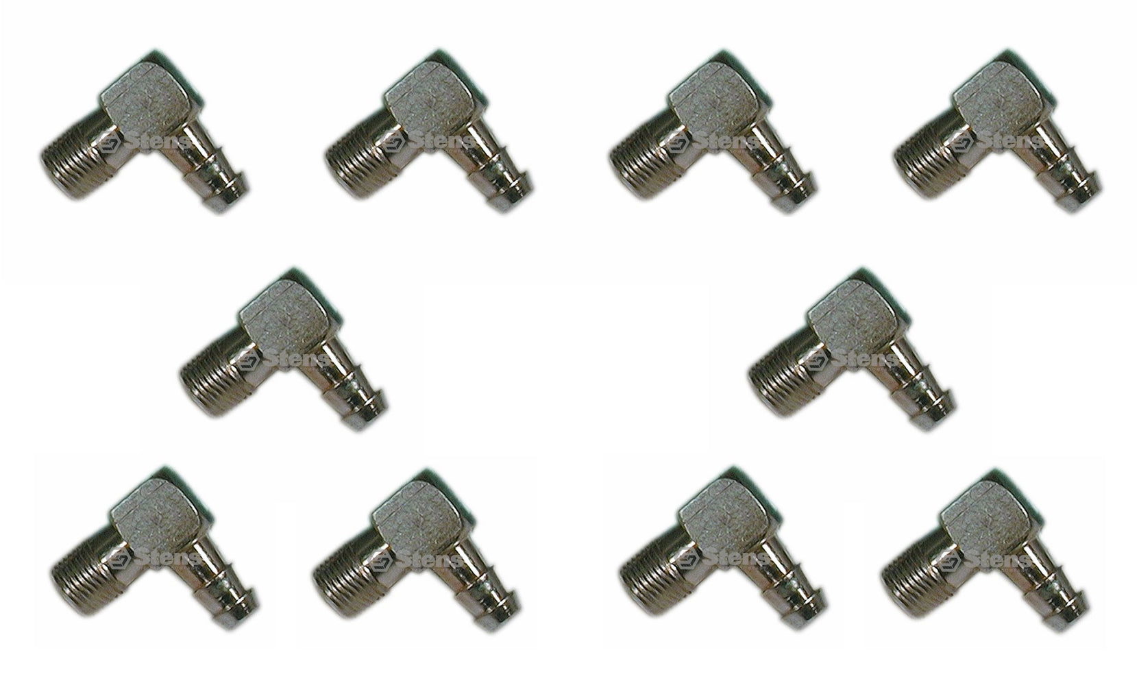 10 Pack Stens 120-071 Elbow Fitting Fits B&S 691609 67218 Murray 43965