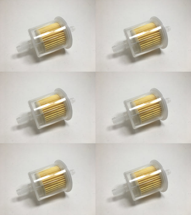 6 PK OEM Exmark 120-2235 Fuel Filter Quest Pioneer Turf Tracer Metro Hydro E S