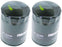 2 PK Oil Filter For Toro 137-5012 Onan 122-0193 JD 1851658 Gravely L857 89333