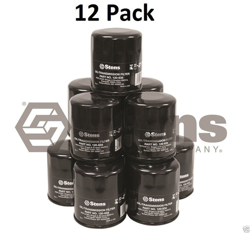 12 Pack Stens 120-634 Oil Filter for Husqvarna 531307388 Snapper Pro 5021334