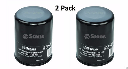 2 Pack Stens 120-722 Oil Filter for 15400-PLM-A01PE 223-0294 1028279-01 785634