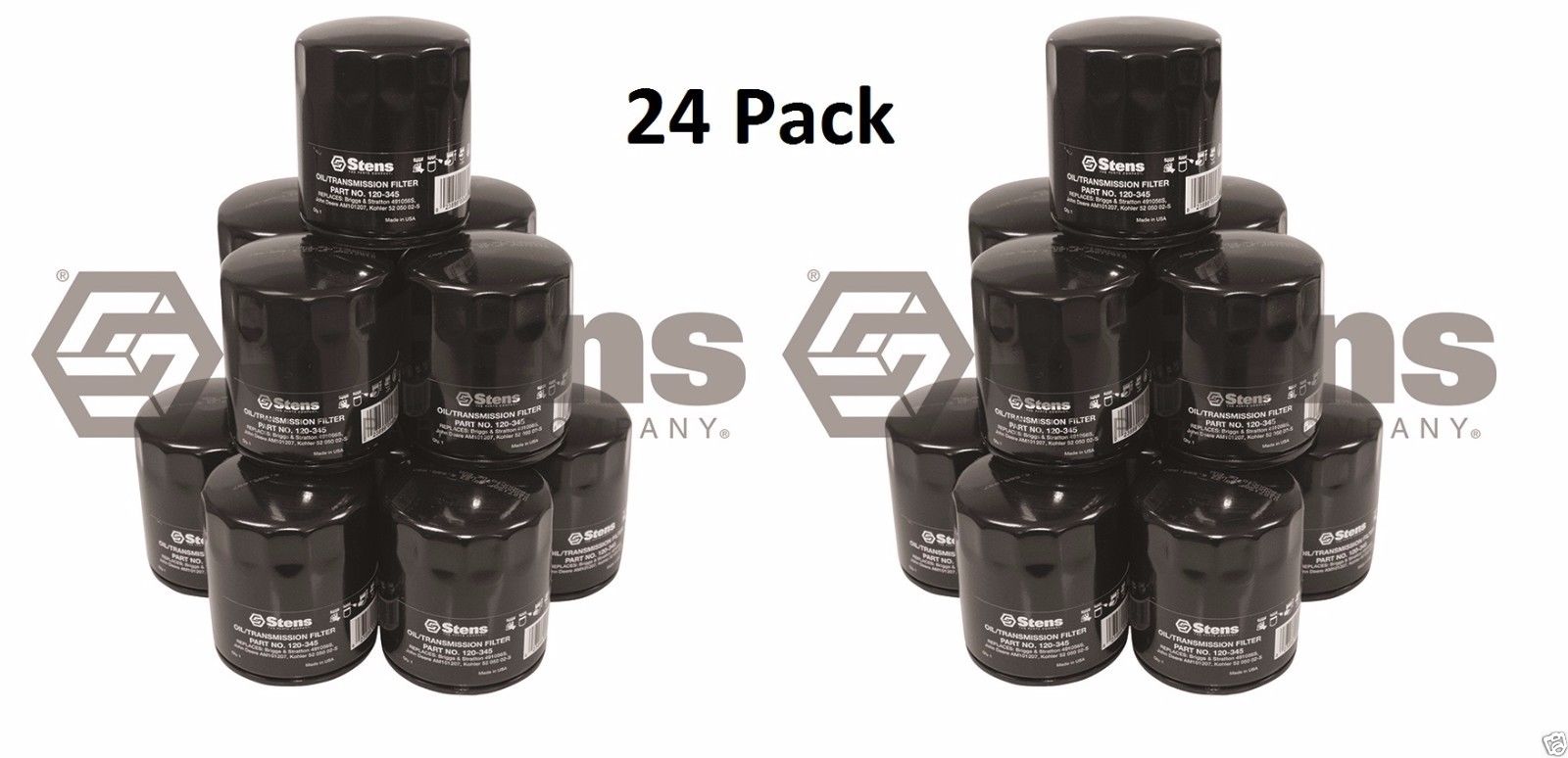 24 Pack Stens 120-970 Oil Filter for Bad Boy 063-1060-00 063-2010-00 063-5400-00