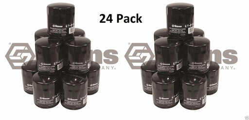 24 Pack Stens 120-970 Oil Filter for John Deere AM101207 HE 122-033P TCA10018