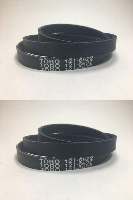 2 PK Genuine Toro 121-6622 Drive Belt 38563 38568 38741 38742 38743 38744 38751