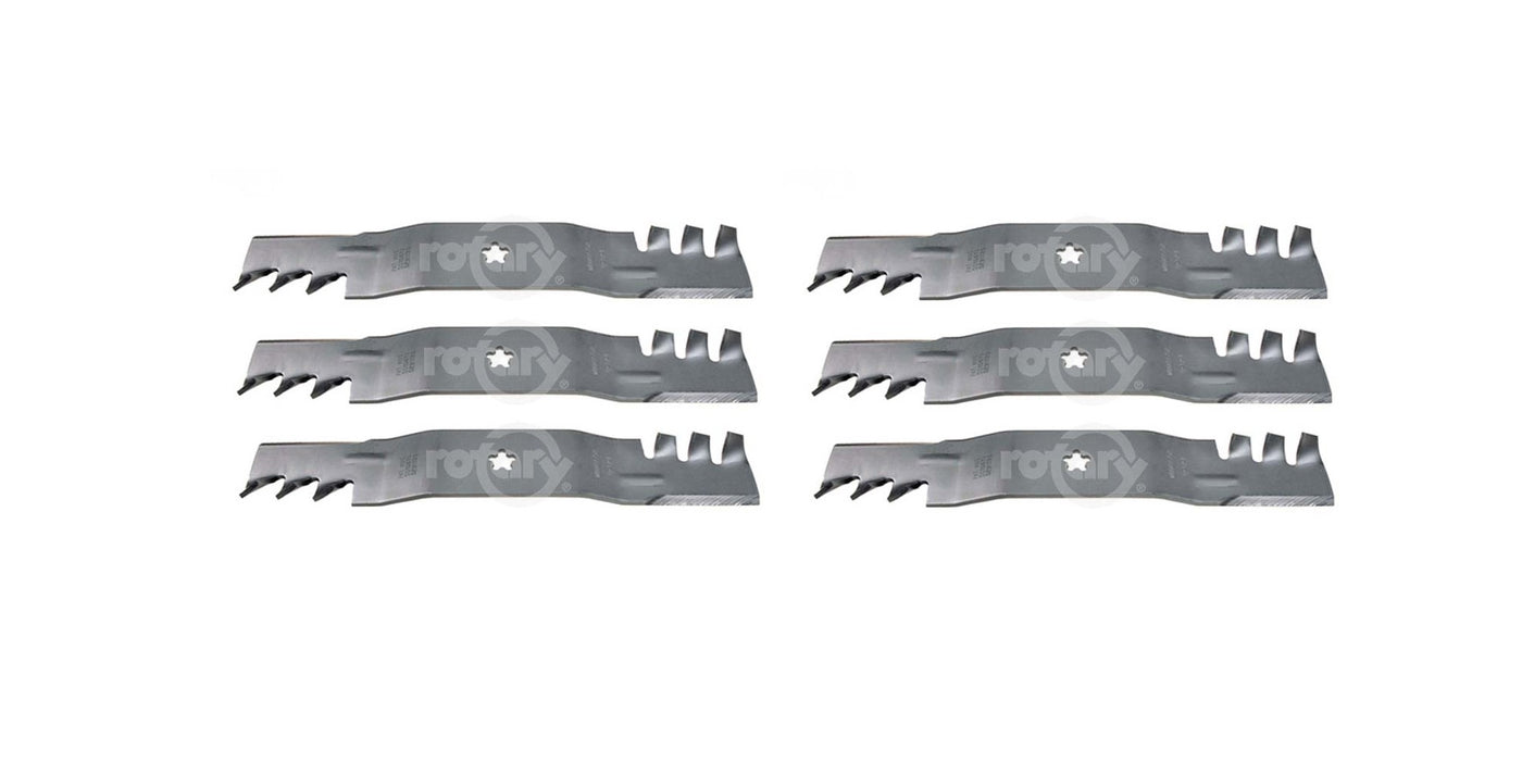 6 Pack Mulching Blades Fits AYP Roper Sears 187254 187255 187256