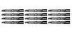 12 Pack Lawn Mower Blades Fits Husqvarna 539112078