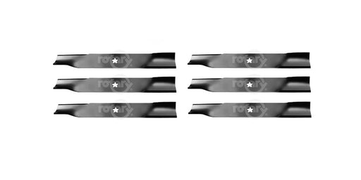 6 Pack Lawn Mower Blades Fits Husqvarna 539112078