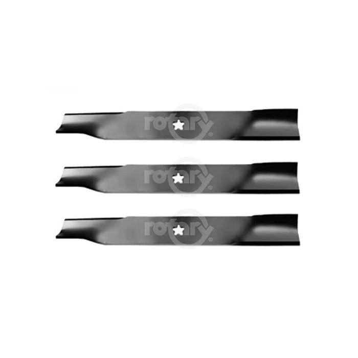 3 Pack Lawn Mower Blades Fits Husqvarna 539113425