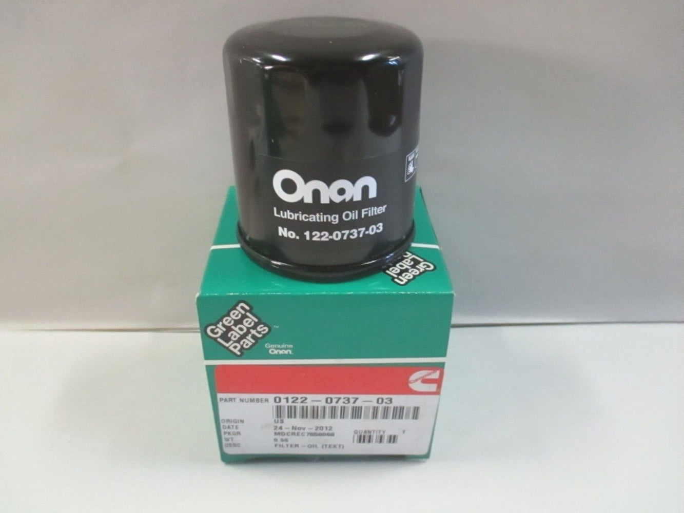 Genuine Onan 122-0737-03 Oil Filter OEM