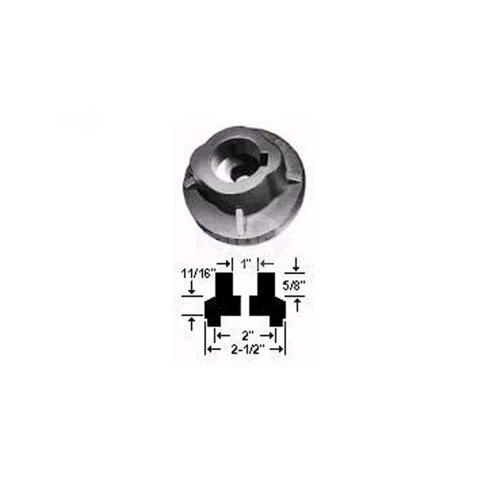 Rotary 1225 Blade Adaptor 1"