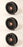 3 PK Flat Idler Pulley Fits Hustler 784504 Exmark Toro 109-0977 5" OD 11/16" ID