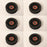 6 Flat Idler Pulley Fits Hustler 794404 Mini Z Mini Fastrack 3-1/8" OD 11/16" ID