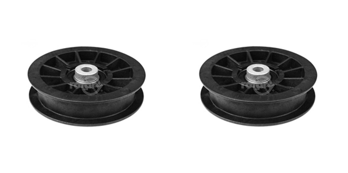 2 Pack Flat Idler Pulley Fits Exmark Toro 109-3397 Quest 74812 74815 74820 74914
