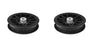 2 Pack Flat Idler Pulley Fits Exmark Toro 109-3397 Quest 74812 74815 74820 74914