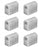 6 PK Deck Mount Bushing Fits Grasshopper 282575 Front Mount ZTR