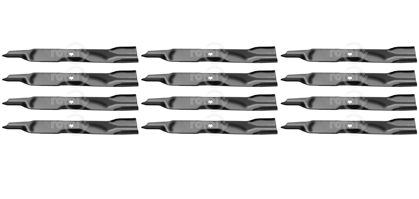 12 Pack Lawn Mower Blades Fits John Deere AM137327 AM141032 AM141034 M154061