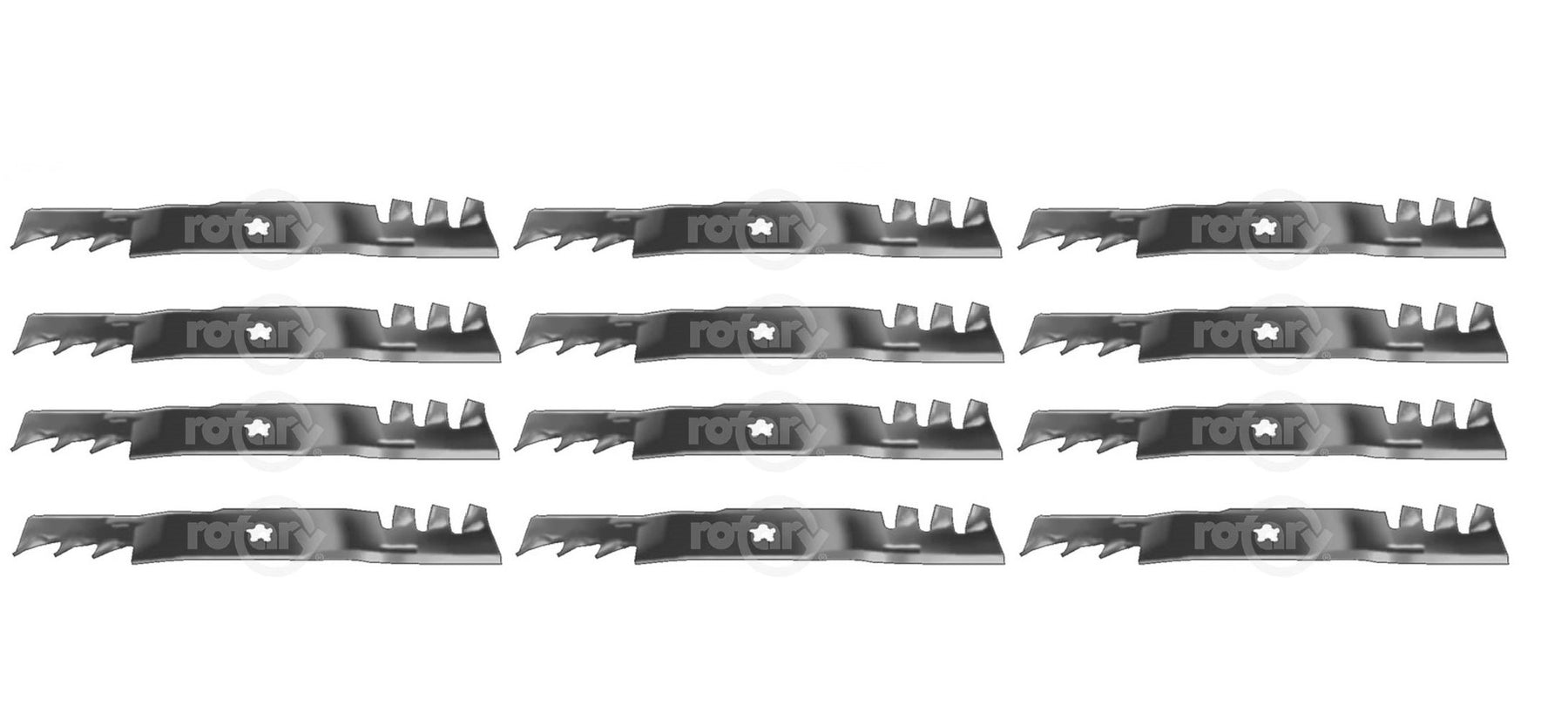 12 Pack Blades Fits Husqvarna 532173921