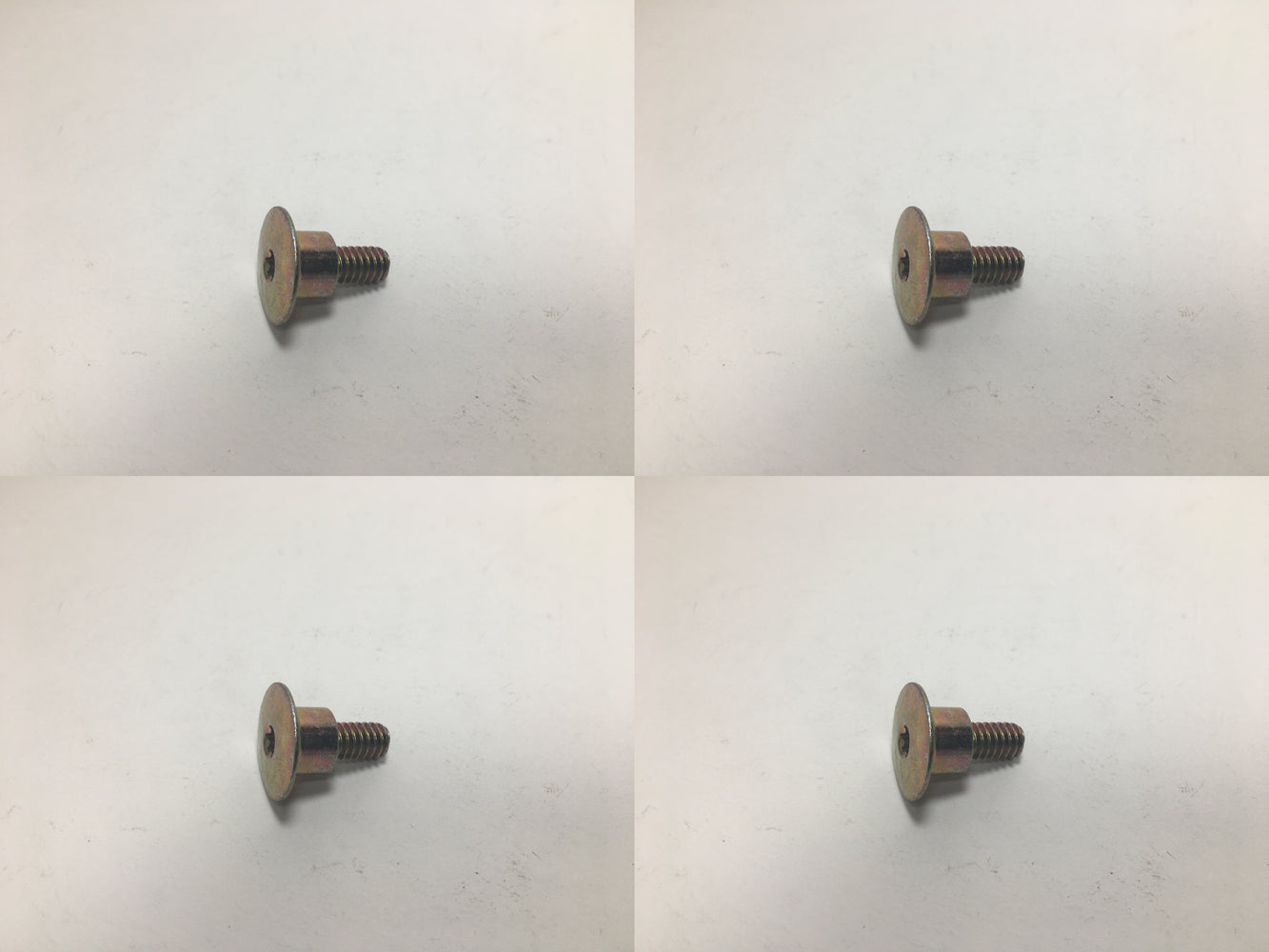 4 PK Genuine Toro 125-1122 1/4-20 Countersunk Oval Screw OEM