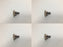 4 PK Genuine Toro 125-1122 1/4-20 Countersunk Oval Screw OEM