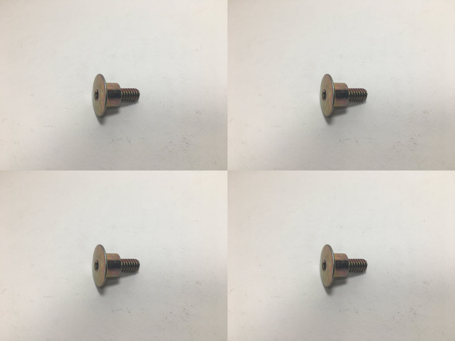 4 PK Genuine Toro 125-1122 1/4-20 Countersunk Oval Screw OEM