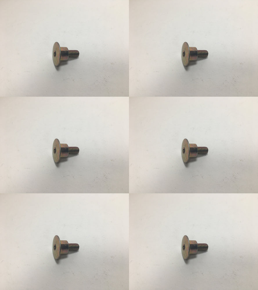 6 PK Genuine Toro 125-1122 1/4-20 Countersunk Oval Screw OEM