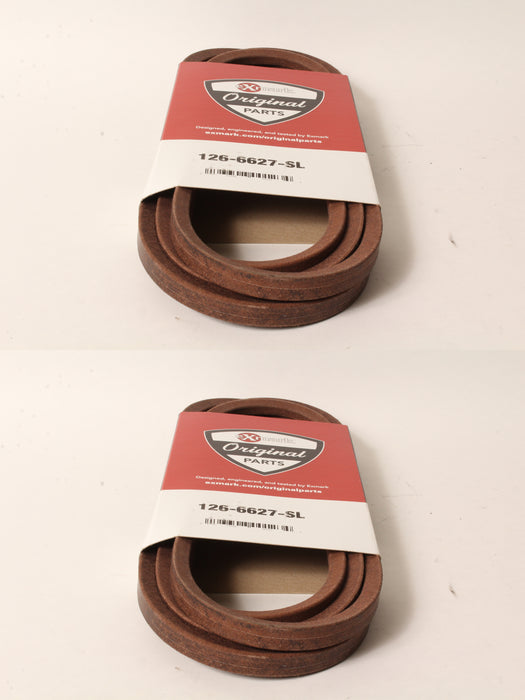 2 PK Genuine Exmark 126-6627-SL V-Belt Radius E S X Series 60" Cut 126-6627 OEM