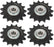 4 PK Genuine Exmark 126-9108 15T Idler Sprocket ARX481CKA30000 SAR481KA30