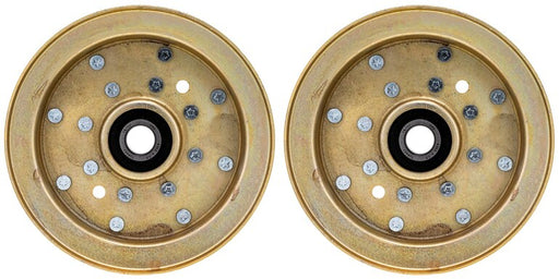 2 Genuine Exmark 126-9196 Flat Idler Pulley Lazer Z Quest Turf Tracer AS E S X