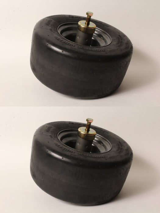 2 OEM Toro 127-9528 Front Caster Wheel & Axle ASM Z-Master 3000 5000 6000 7000