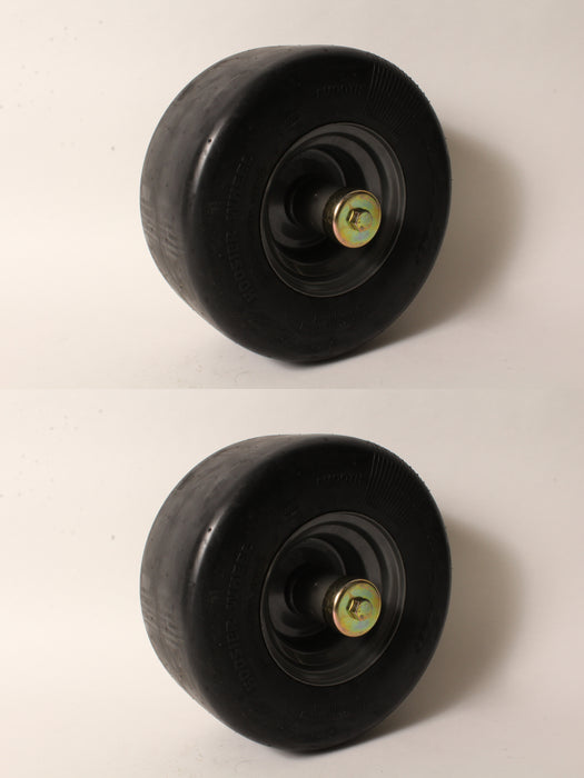 2 OEM Toro 127-9528 Front Caster Wheel & Axle ASM Z-Master 3000 5000 6000 7000